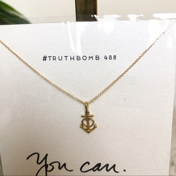 NWT Dogeared Danielle LaPorte Truthbombs - “You Can and You Will” Necklace - Picture 5 of 5